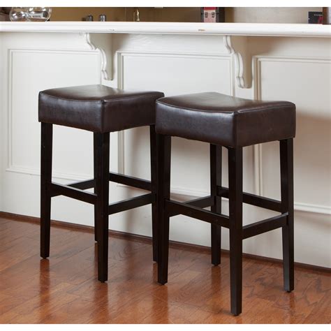 set of 3 backless bar stools